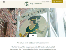 Tablet Screenshot of citytavernclubdc.org
